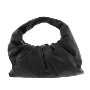 BOTTEGA VENETA Bolsa Shoulder Bag Black Nappa Leather